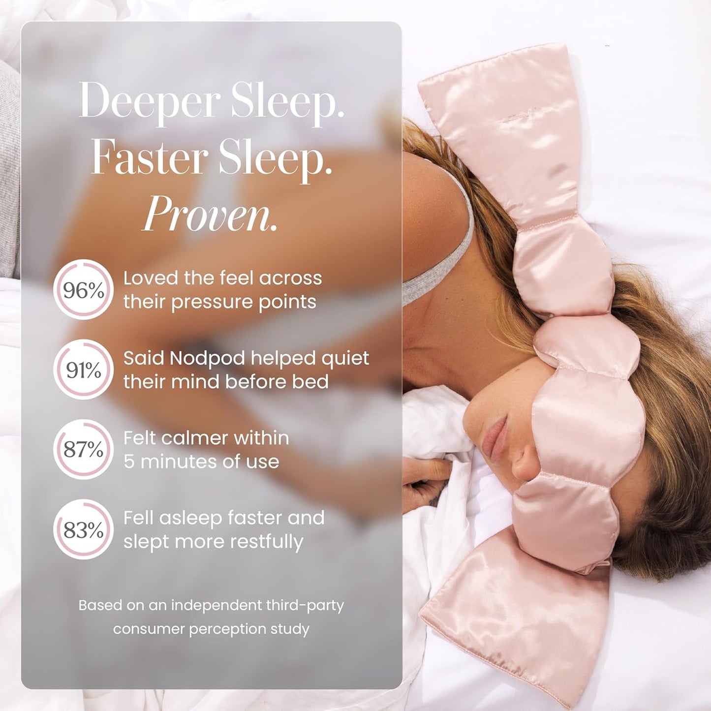 NightWeight™ Silk Weighted Sleep Mask